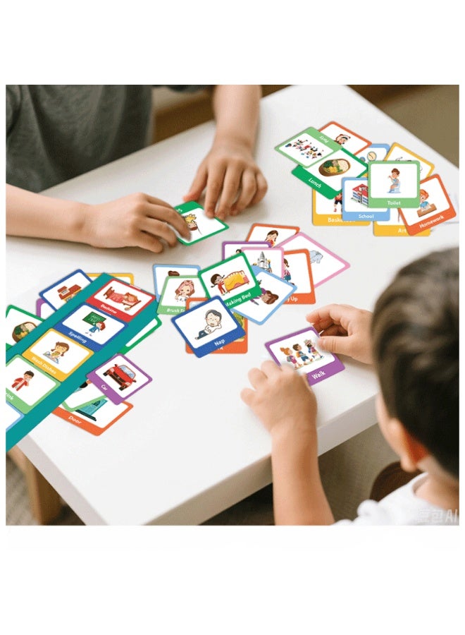 كابسترو مخطط الوقت البصري للأطفال - بطاقات لتنظيم الروتين اليومي والجدول الزمني للأطفال | لبناء العادات وتنمية الوعي بالوقت والتعلم المبكر - Image 5